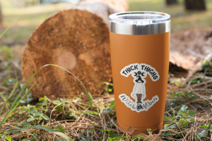 Thick Thighs, Witchy Vibes Vinyl Sticker